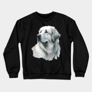 Snow-Capped Serenade Great Pyrenees Dreams, Tee Trendsetter Triumphs Crewneck Sweatshirt